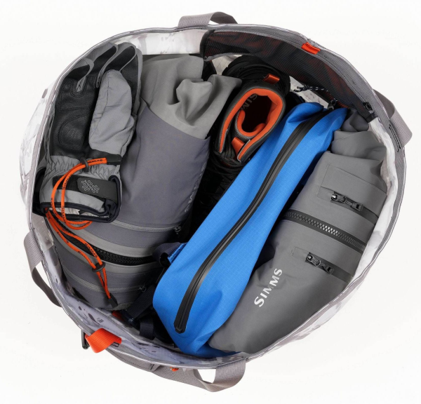 Simms Dry Creek Simple Tote Cloud Camo Grey Full 2 Simms Dry Creek Simple Tote Cloud Camo Grey Full 2